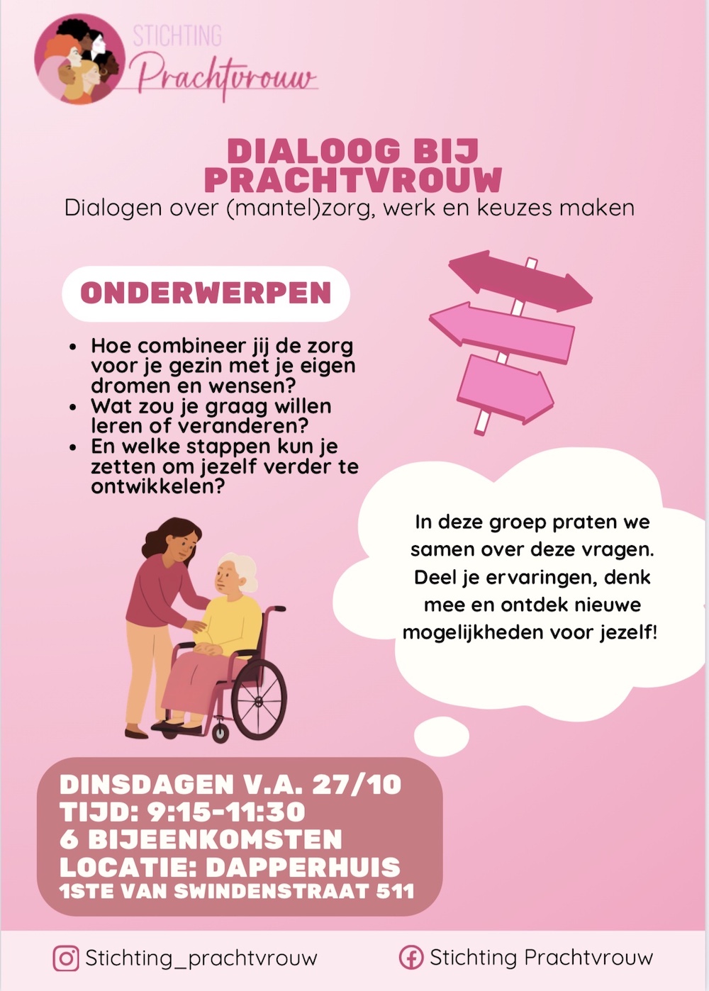 Dialoog bij Prachtvrouw