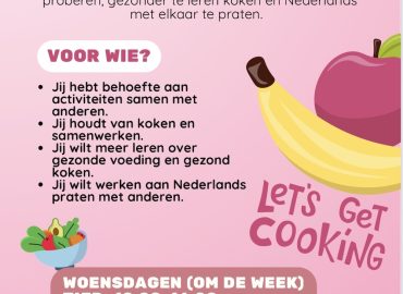 Koken en praten over gezonde voeding